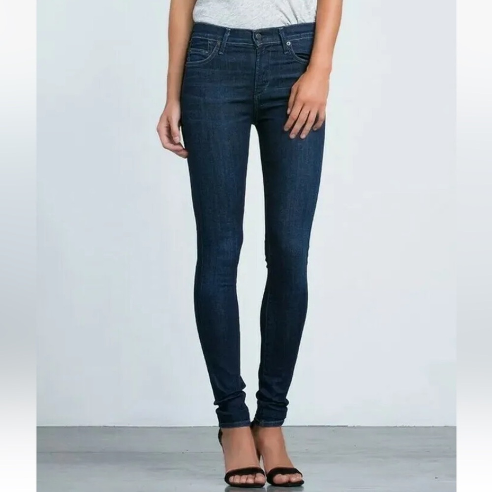COH jeans size 27 Rocket high rise skinny Icon citizens of humanity dark wash - Picture 2 of 11